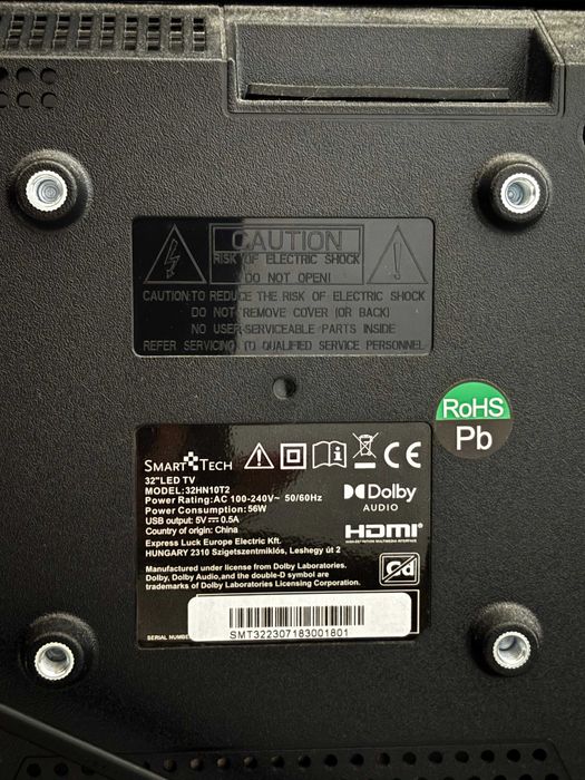 Televisão SmartTech 32”/81cm