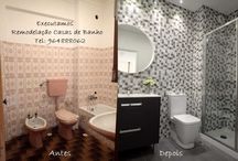 RENOVAÇÃO Wc / Casas de Banho, desde 1300 eur. m2