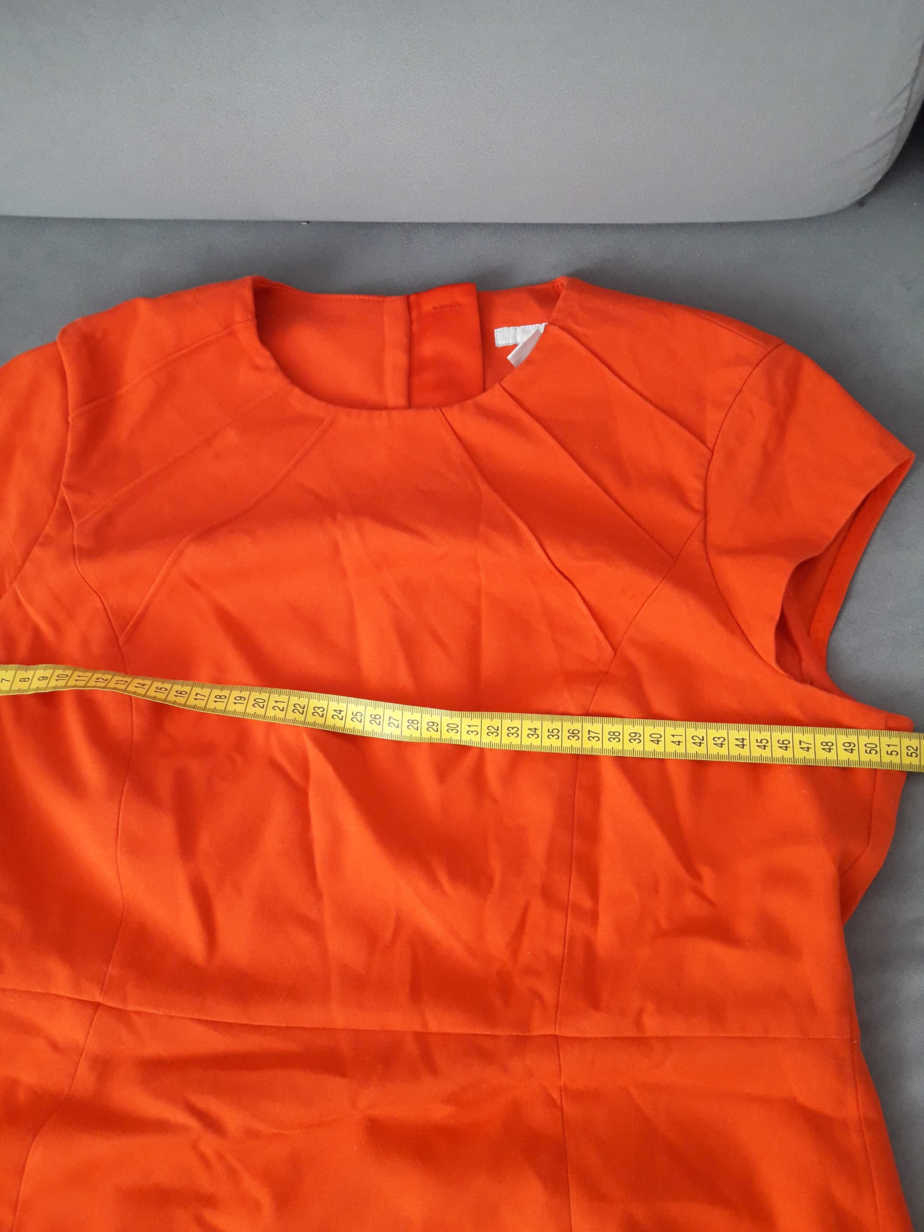 Sukienka pomaranczowa H&M