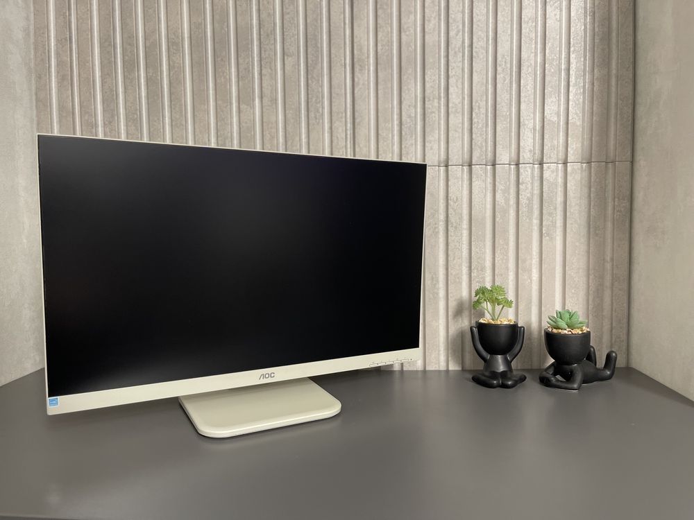 Безрамковий Монітор з динаміками  AOC 24P1 Gray full hd