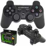 Bezprzewodowy Gamepad Bluetooth Pad Ps3 Wibracja Czarny Esperanza Mari