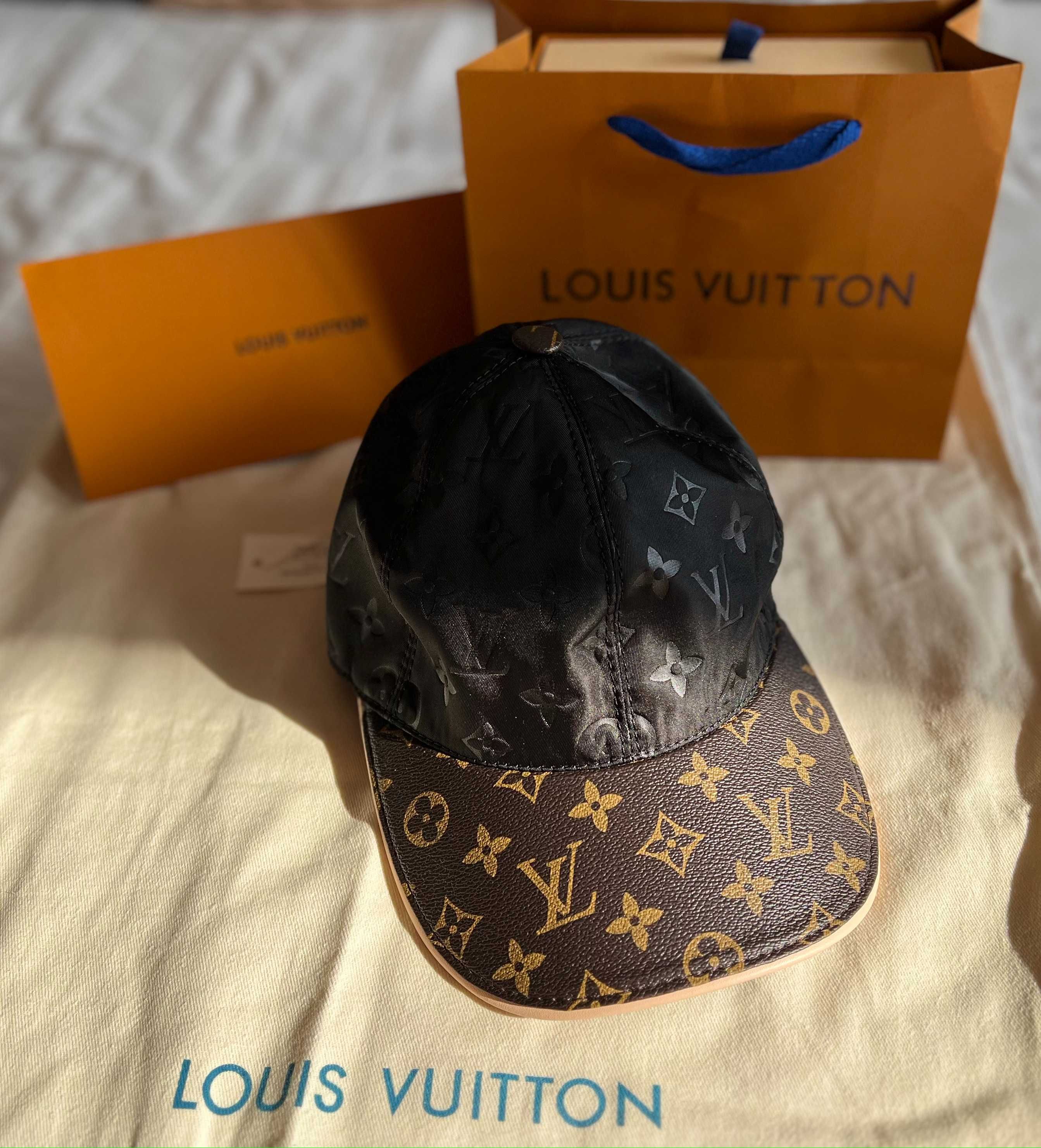 Nowa | Czapka z daszkiem | Louis Vuitton | LV | Skóra | Rozmiar M
