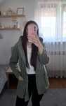 Parka/narzutka zielona