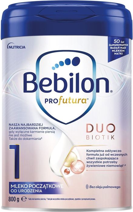 4 opakowania mleko Bebilon duobiotik 800g
