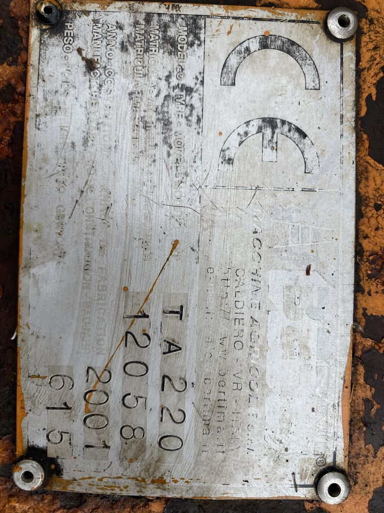 Kosiarka Bijakowa tylnio boczna BERTI 220cm