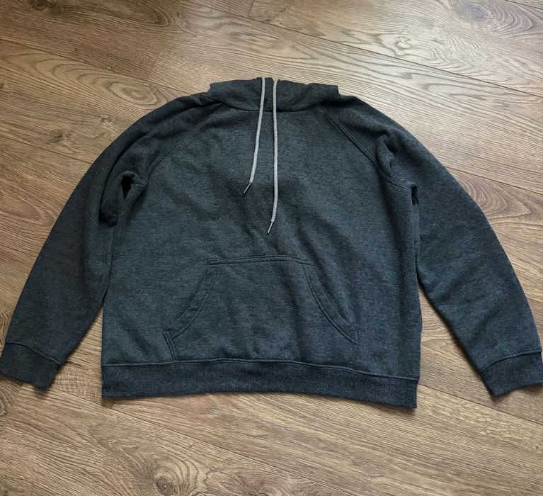 Худі темно сіре на флісі жіноче