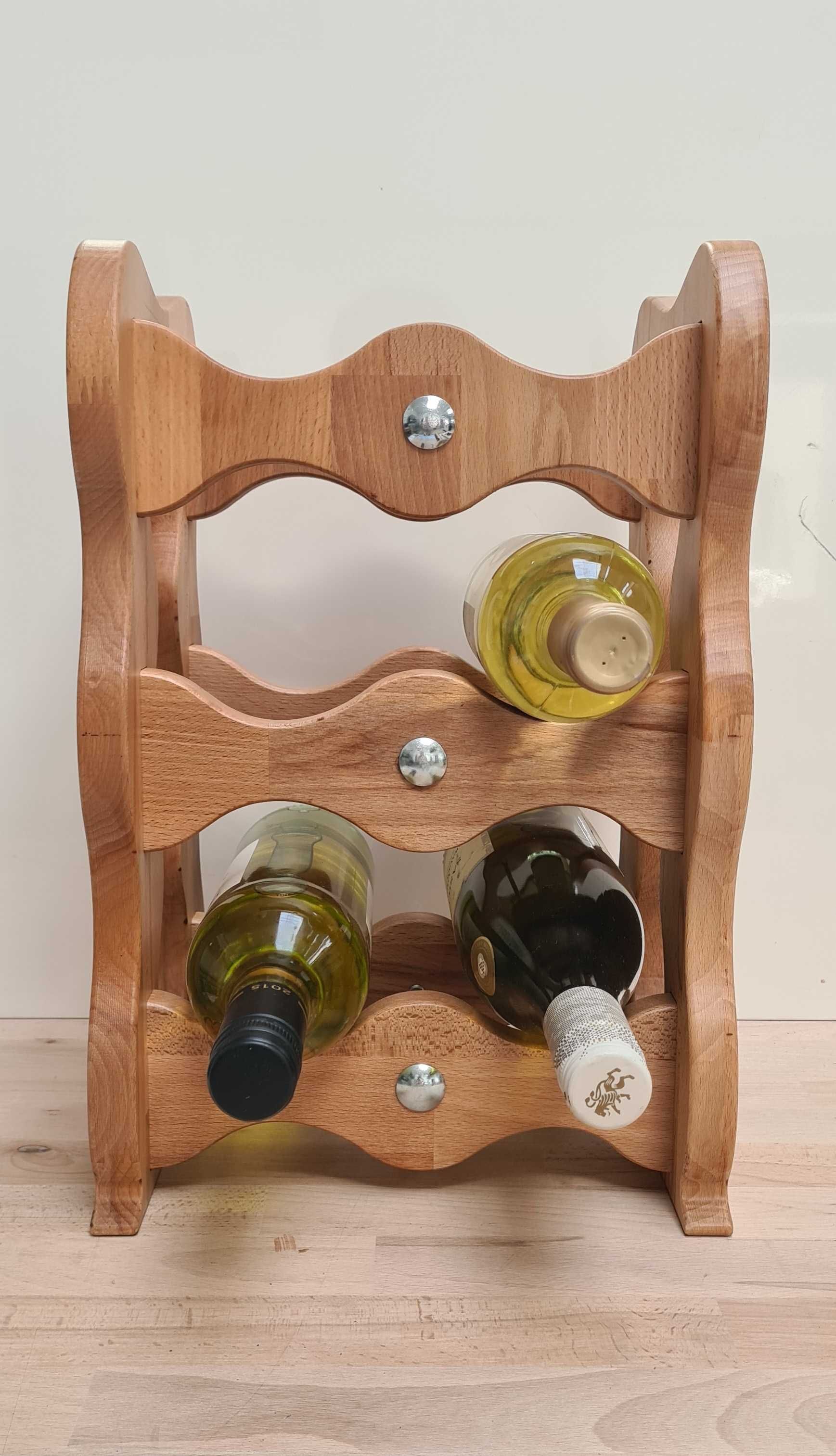 Stojak na wino - drewno x6