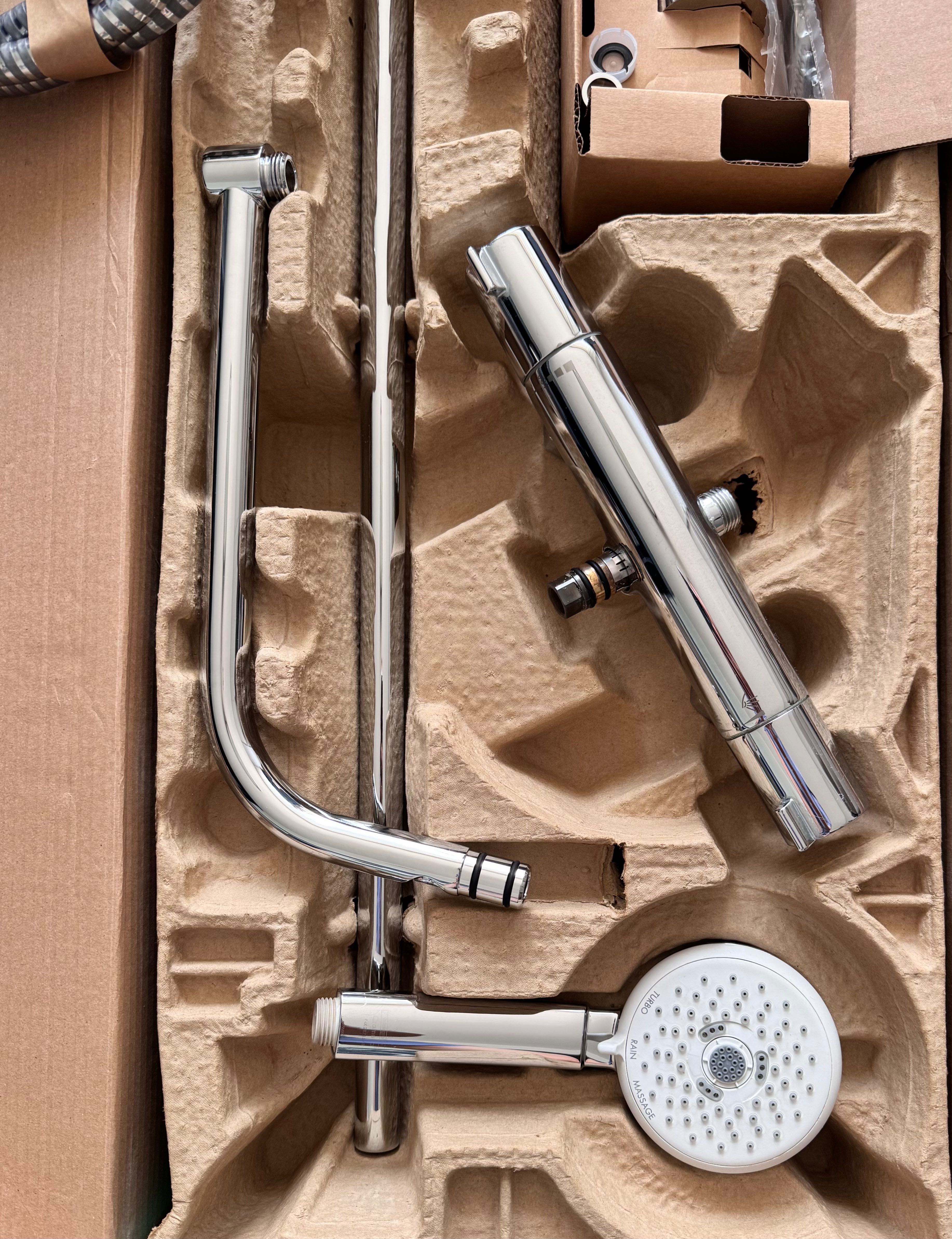 Hansgrohe zestaw prysznicowy MySelect S z baterią jednouchwytową chrom