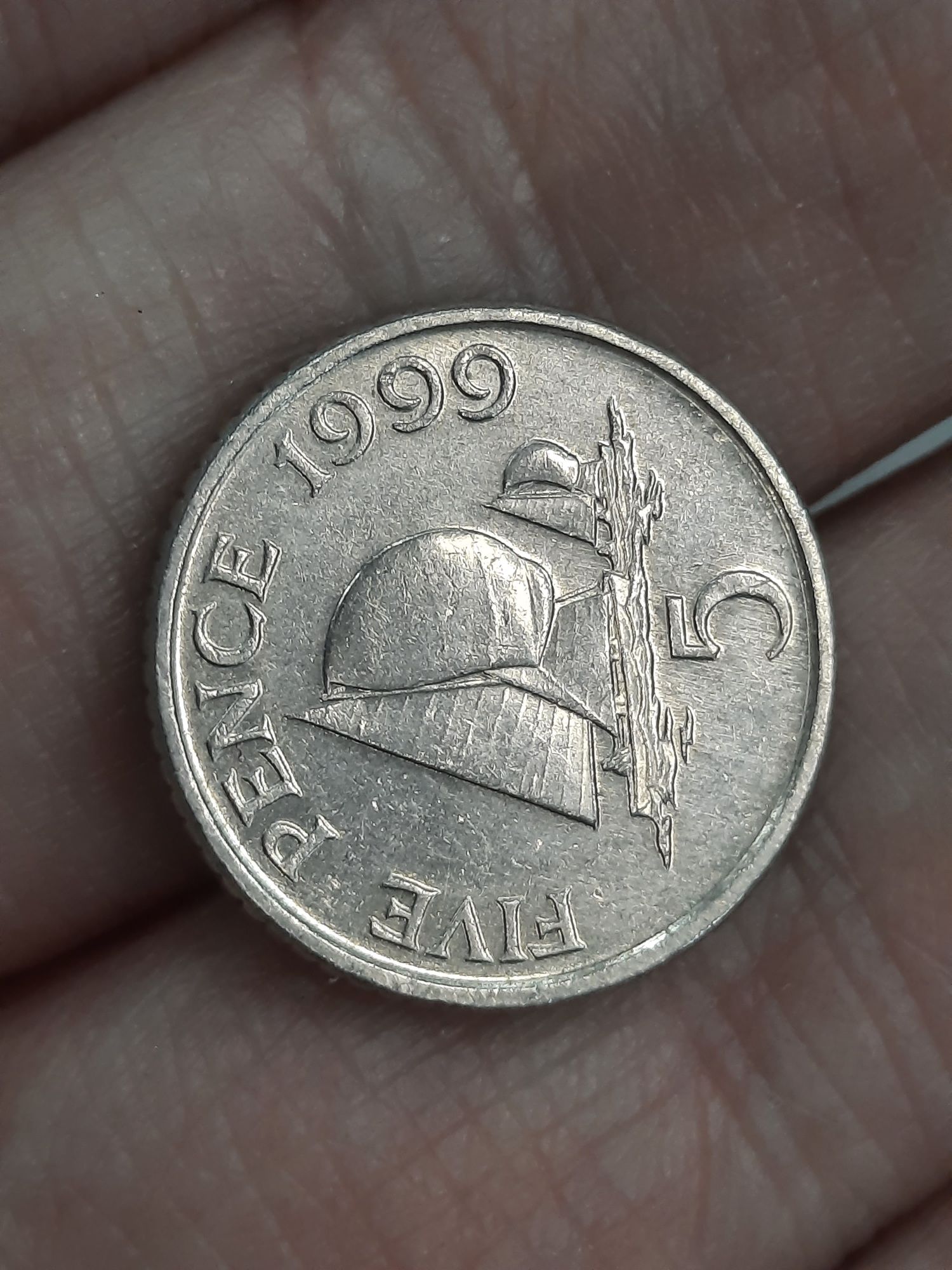 Пять пенсов 5 пенсов 1999 г