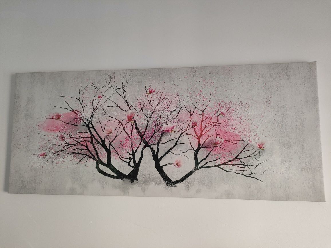 Print na płótnie magnolia 120x40