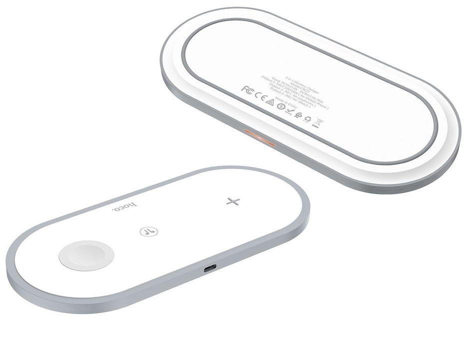 Ładowarka indukcyjna Qi 3w1 HOCO CW24 3IN1 do iPhone/AirPods/Watch