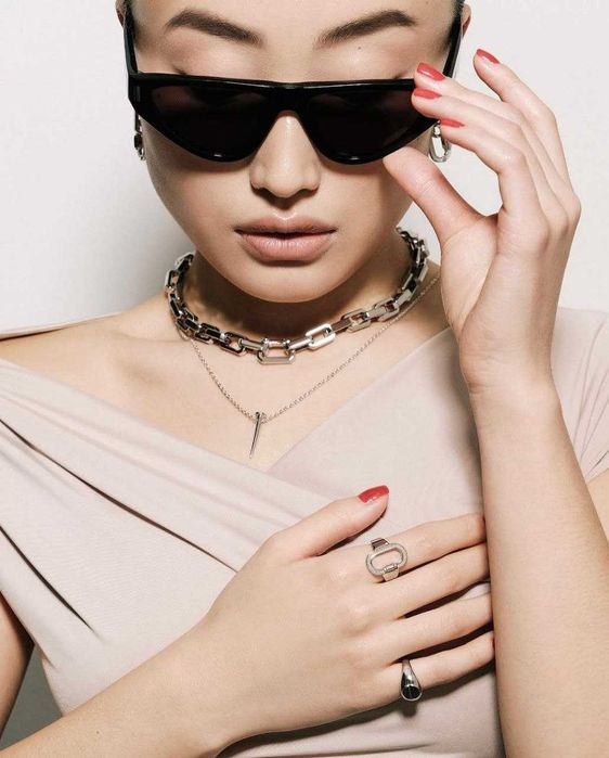 Кольє цвях Poche Signet срібне срібло 925 в стилі cartier