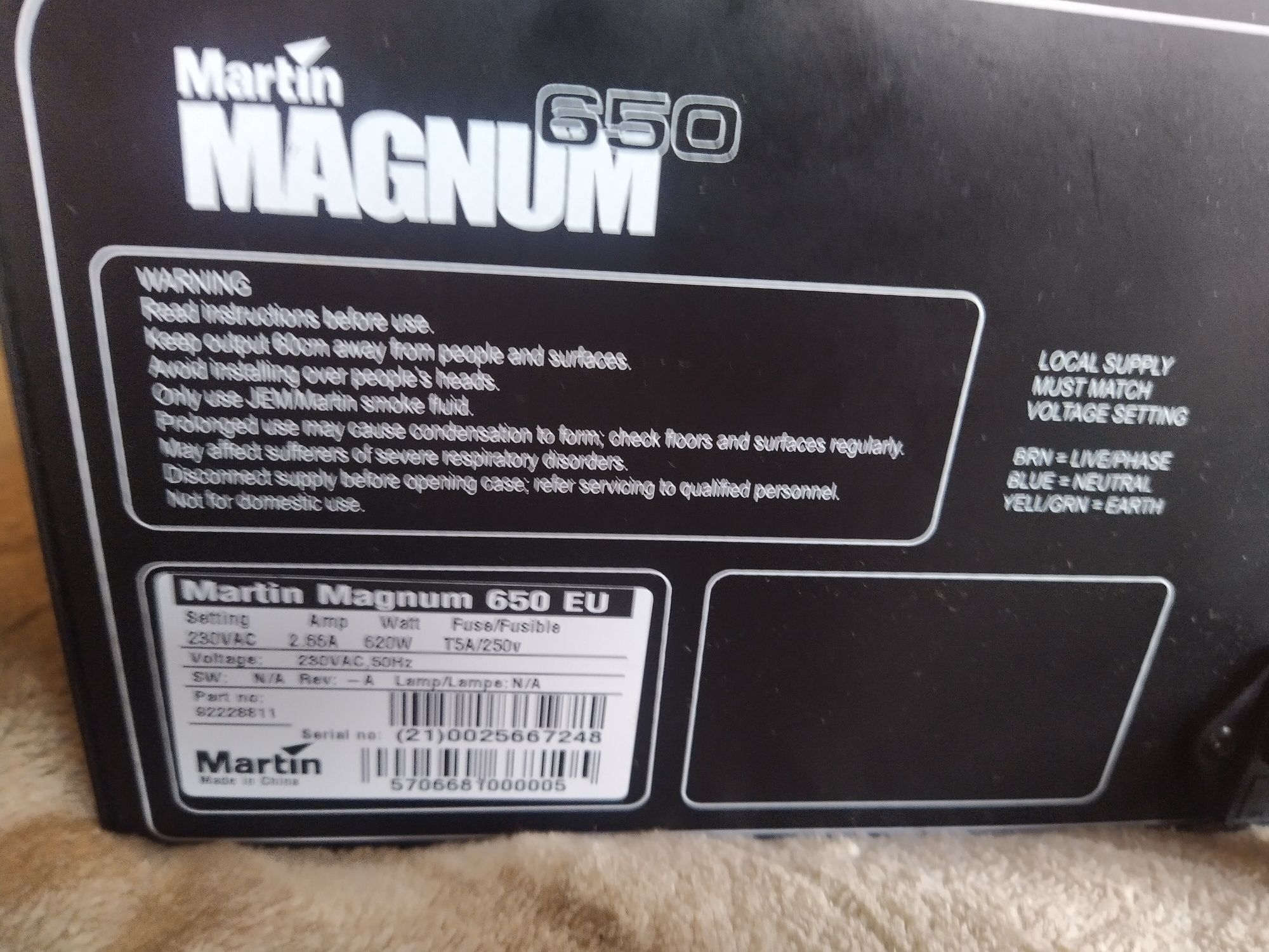 Wytwornica Dymu Martin MAGNUM 650 Adj Dj