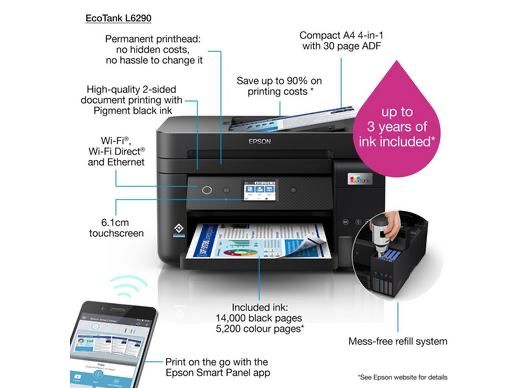 МФУ Epson L6290 Wi-Fi дуплекс