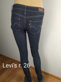 Jeansy skinny r. 26 Levi's