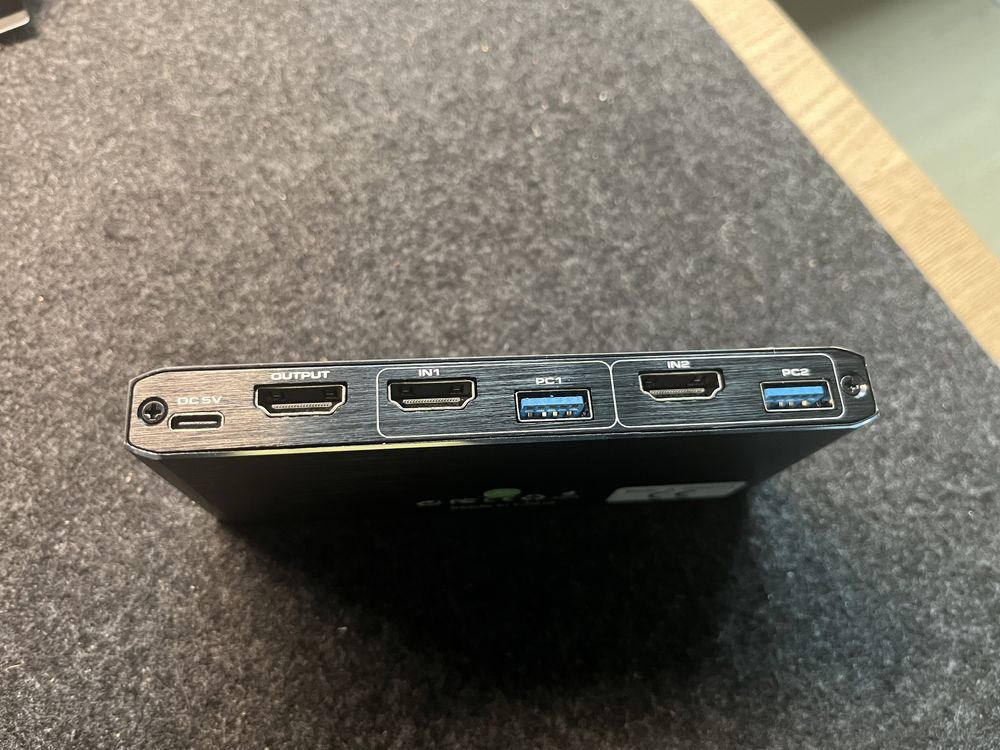 Przełącznik KVM HDMI 2.0 4xUSB 3.0 4K/60HZ
