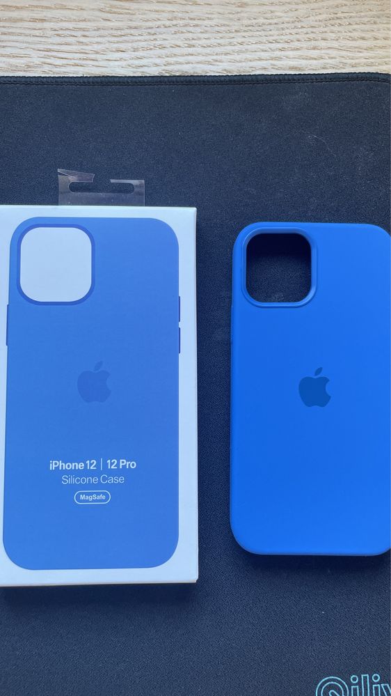 Capa iPhone 12 MagSafe azul capri