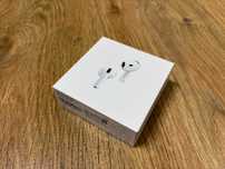 Słuchawki Apple AirPods 4 ANC, nowe, faktura, aktywna redukcja hałasu