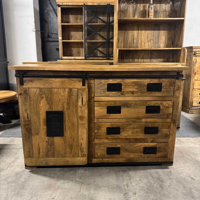 Piękna loftowa komoda 140cm Nowość seria Works tylko w MangoMeble