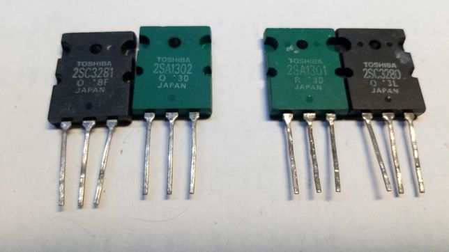 Транзистори 2SA1301 2SC3280, 2SA1302 2SC3281 б\в, оригінал.