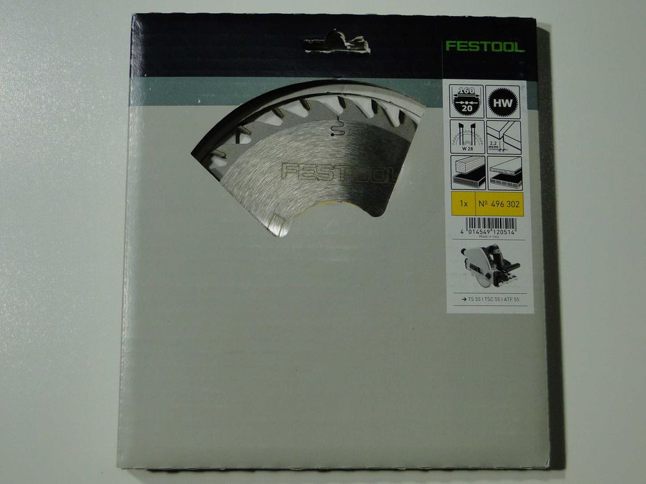 Festool 496302, Tarcza pilarska uniwersalna 160x2,2x20 W28, Nowa