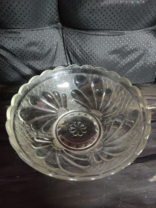 Miska szklana wzorzysta