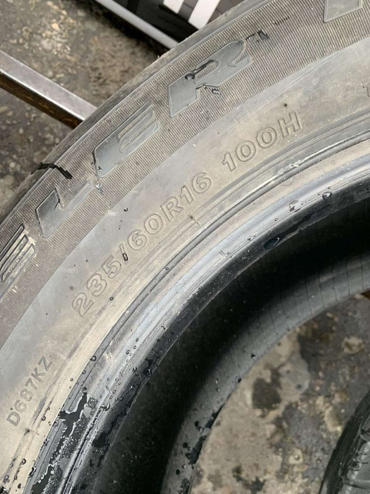 Шини 235/60 R16 Bridgestone літо 2022р,5,5мм