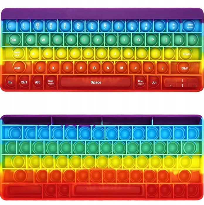 Zabawka sensoryczna PUSH POP IT rainbow Klawiatura