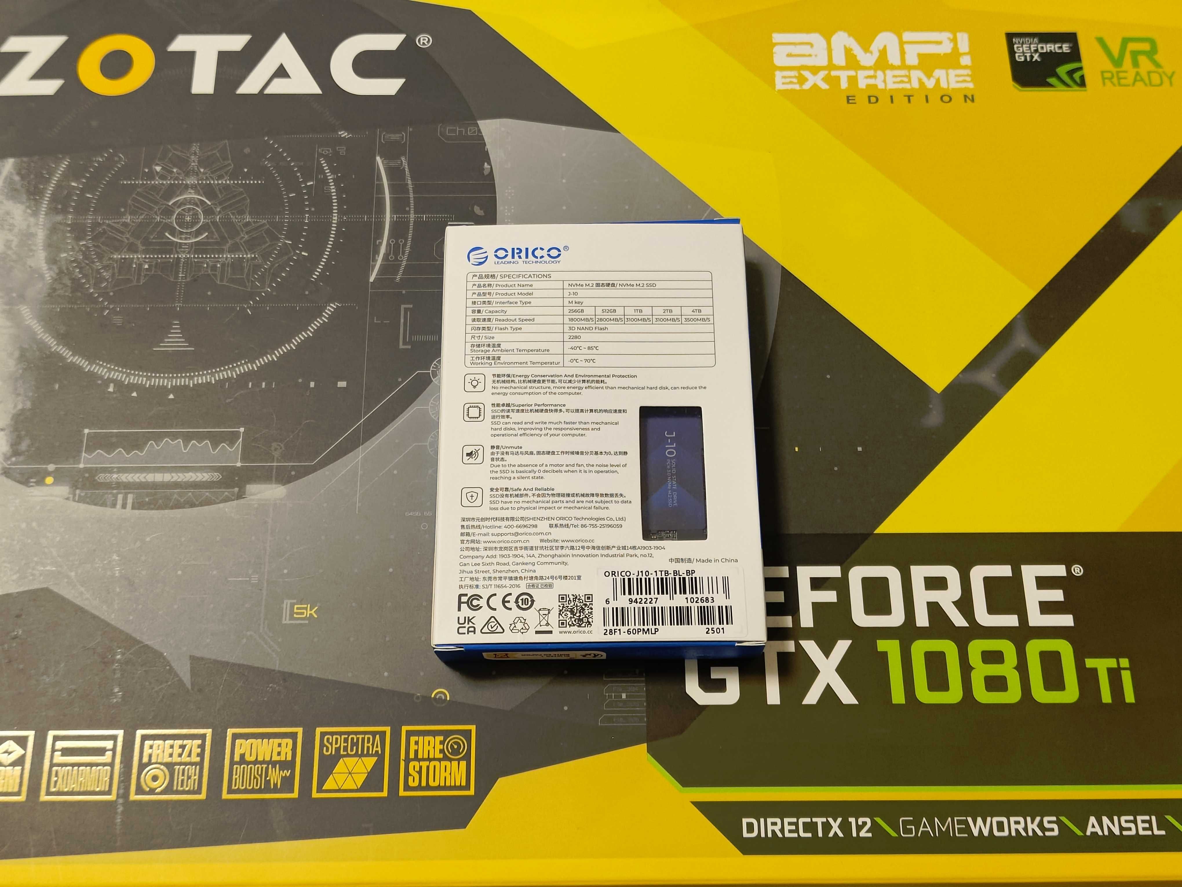SSD m2 nvme Orico J10 1TB Gen 3 новий
