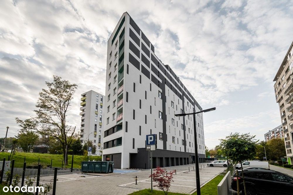 Nowoczesne mieszkanie 2-pok. z miejscem postojowym, blok z 2025 r.