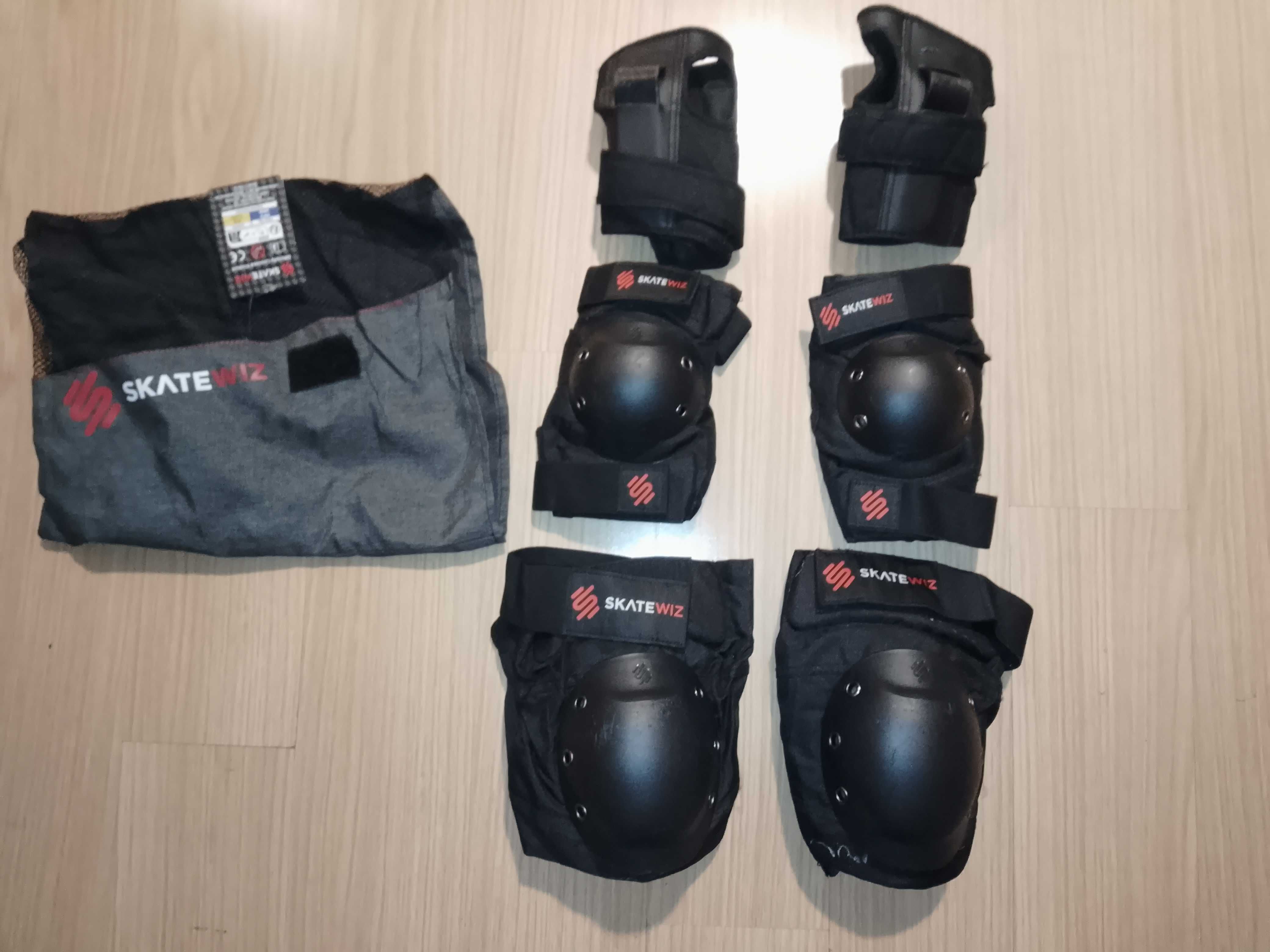 Pack Patins Q-60 (EU 38)+ Capacete Bell + Protetores Skatewiz