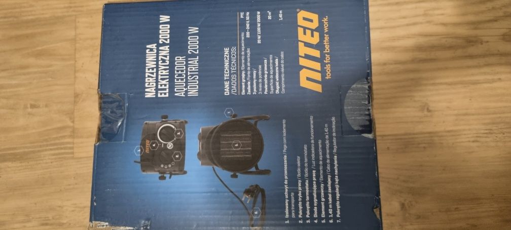 Nagrzewnica Niteo 2000 W