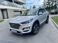 Hyundai Tucson 1.6T benzyna 177KM, bezwypadkowy, wersja PREMIUM, szklany dach, FV23%