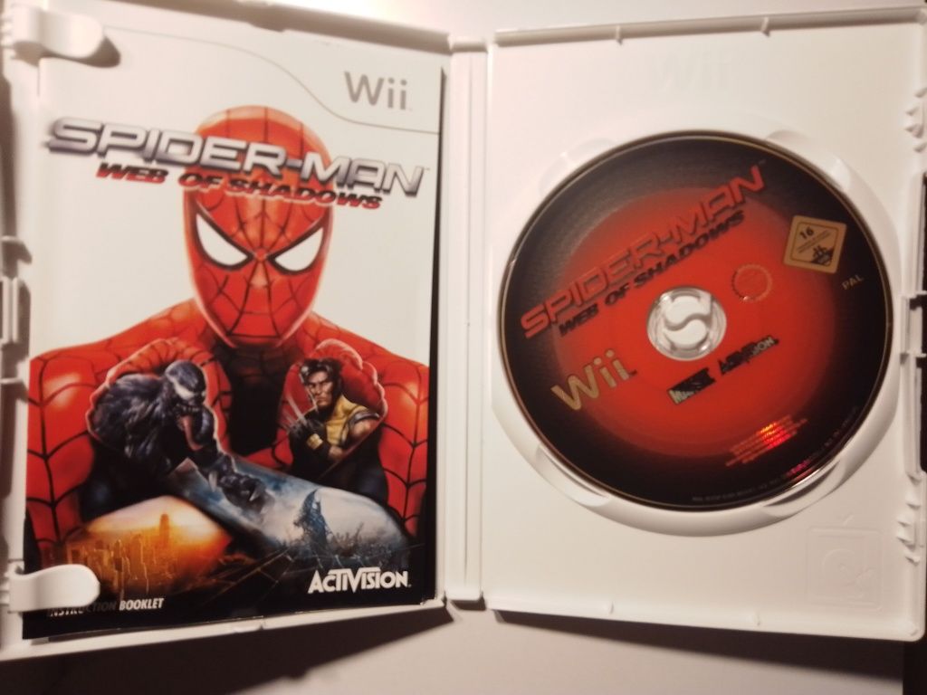 Nintendo Wii Spiderman Web of shadows unikat