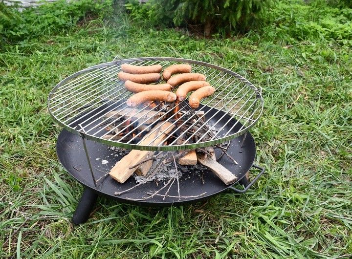 palenisko ogrodowe stalowe na ognisko - 70cm, grubość blachy 2mm