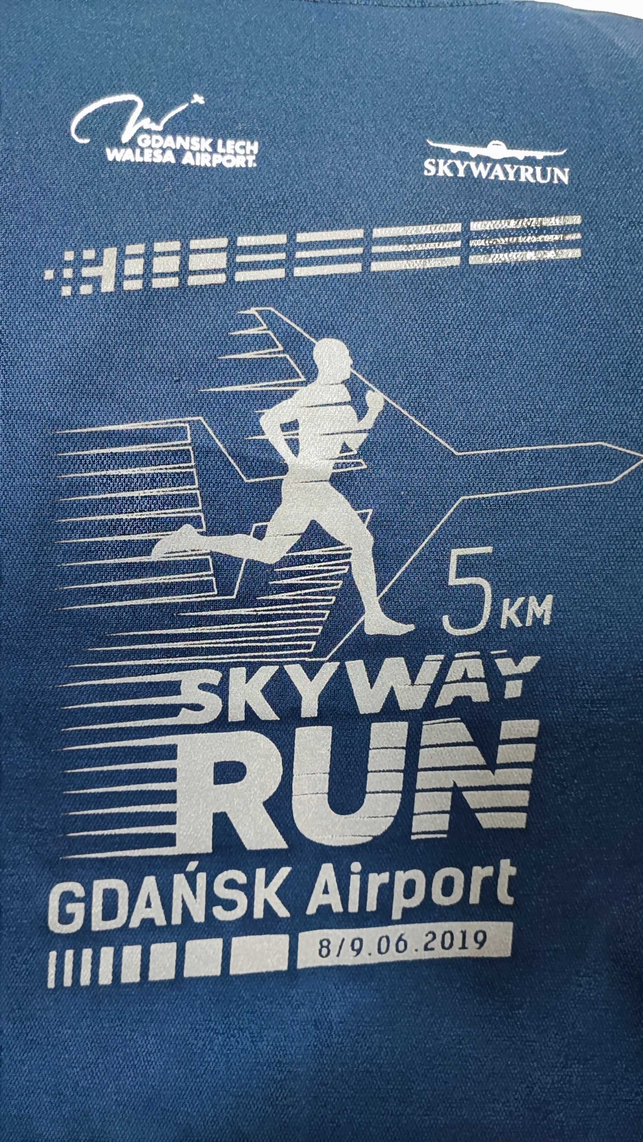 Koszulka techniczna Skyway Run Gdańsk 2019 r. L