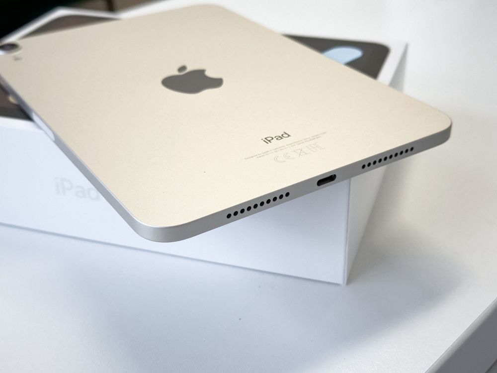 iPad Mini 6 gen 8/256 GB WiFi Silver Jak Nowy 100% baterii Gwarancja