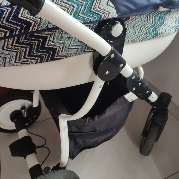 Wózek 2w1 LONEX gondola i spacerówka+akcesoria