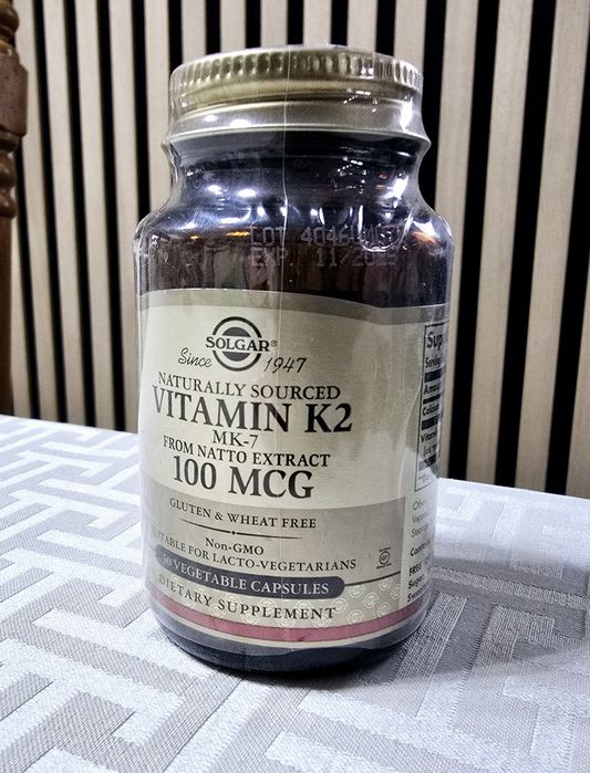 Solgar Natural Vitamin K2 MK-7 100 mcg 50