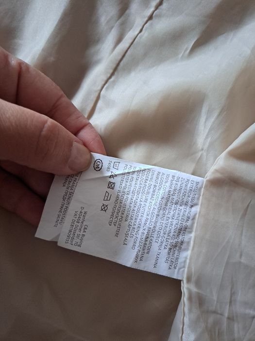 Parka de criança bege tananho 110 C&A