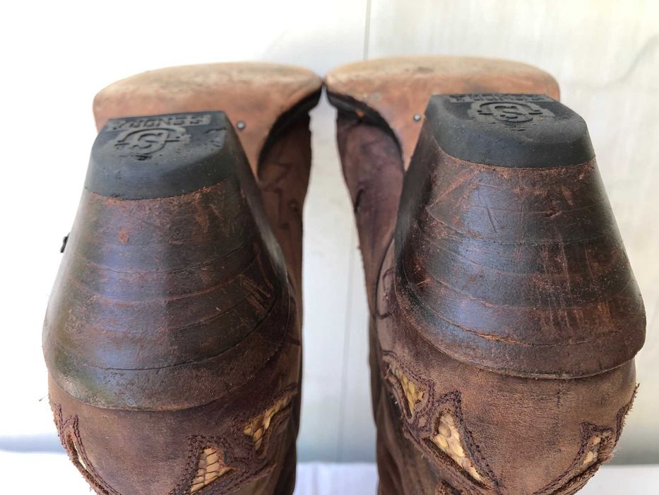 Кожаные ковбойские сапоги Sendra (Испания),женский размер