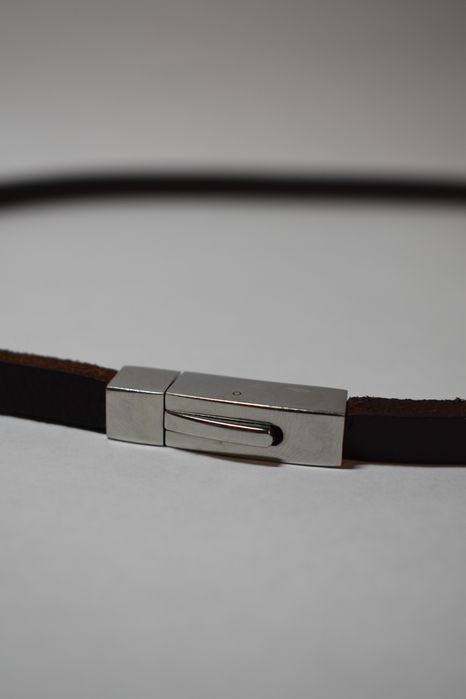 Bransoletka skórzana męska