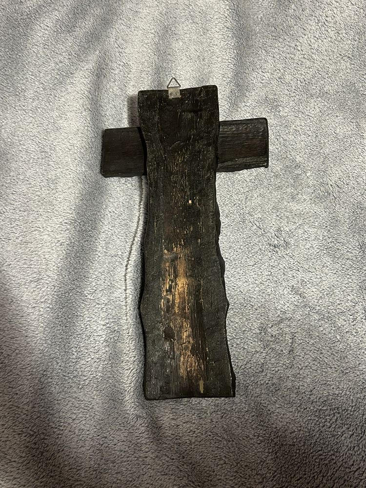 Jezus Chrystus na krzyżu wiszący drewniany rękodzieło