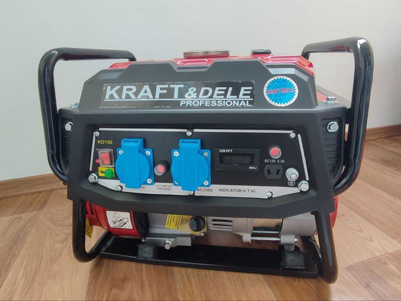 Економний Генератор  Kraft&Dele KD150 1,5кВт +2л оливи