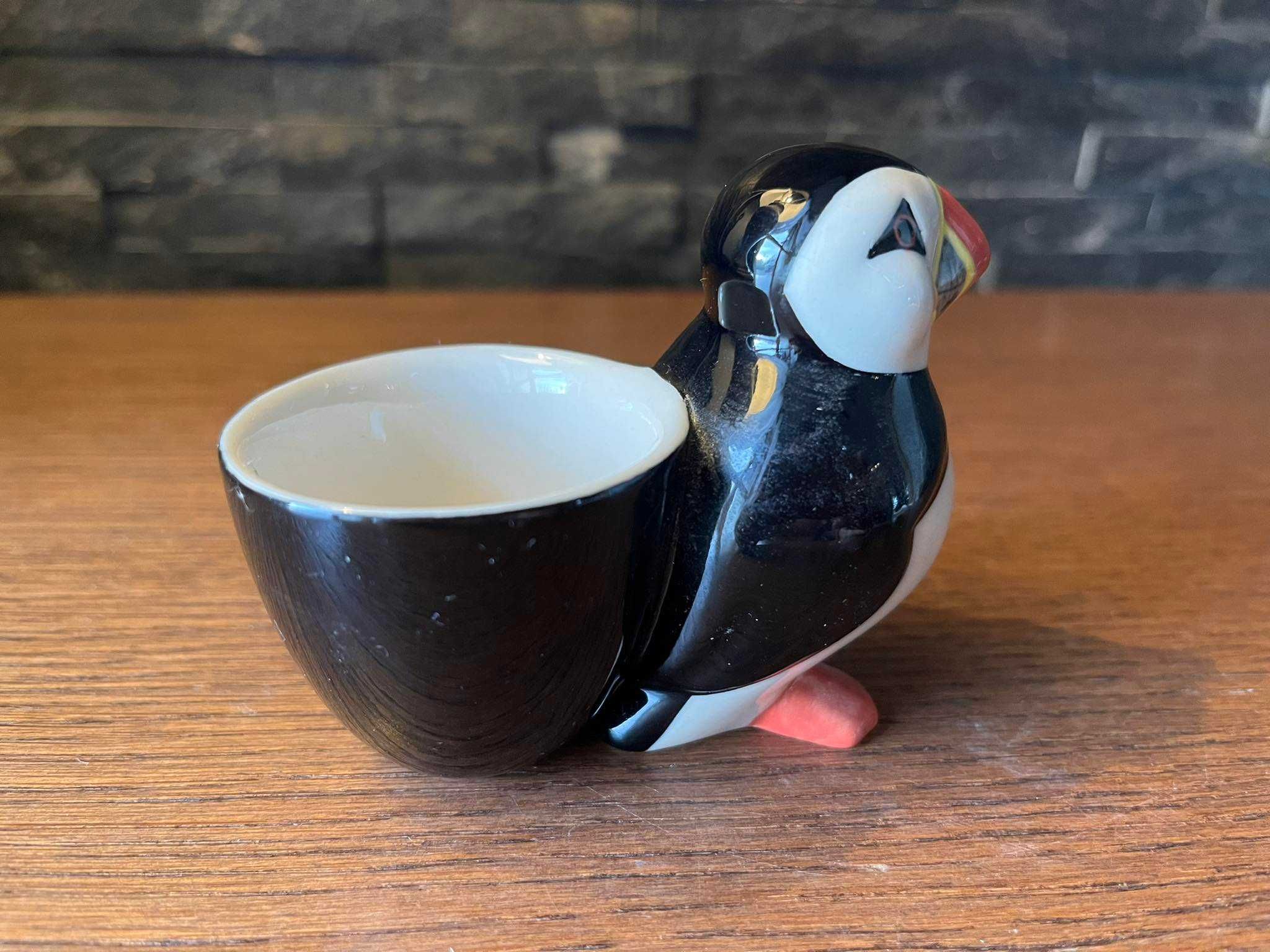 Pingwin na jajko porcelana Quail