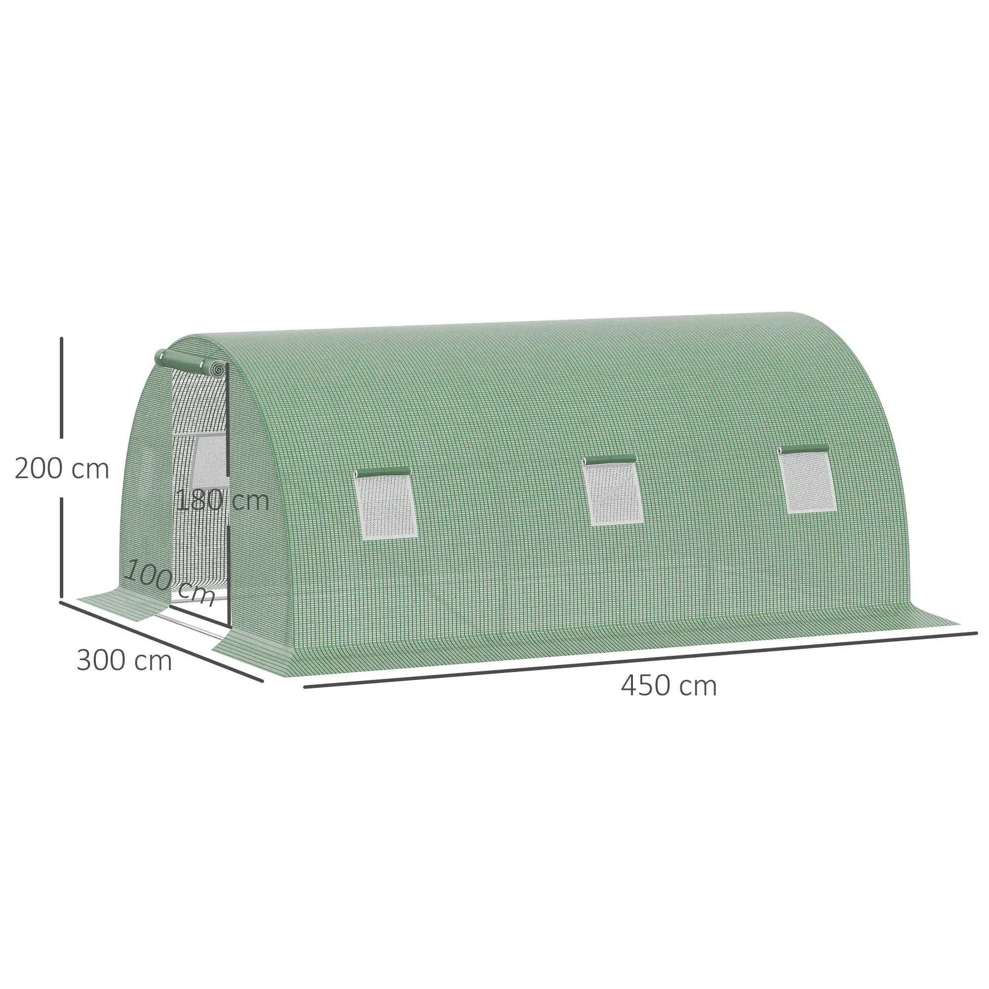Estufa Tipo Túnel 4,5x3x2 m