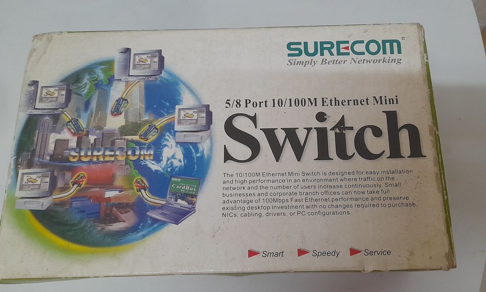 Surecom 8-Port 10/100 Switch - Good Condition64553032042497120