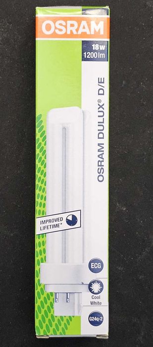 Świetlówka OSRAM DULUX D/E 18 W 1200lm 4000k G23q-2