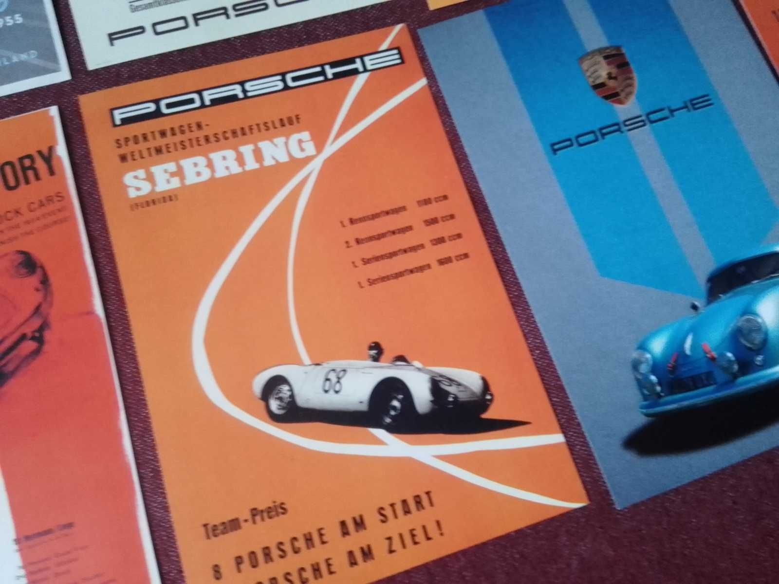 Stare samochody - Porsche  piękne plakaty do aranżacji wnętrza