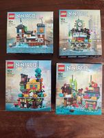 Zestaw modułowy LEGO micro NINJAGO 40703 + 40704 + 40705 + 40706